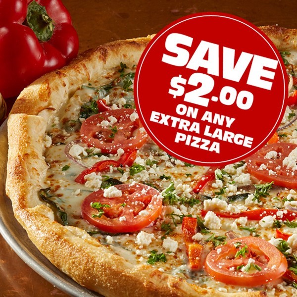 $2 off Any Extra Large Pizza!